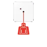 JUNG NRSCD0834ZTWW Zugtaster Serie CD alpinweiß