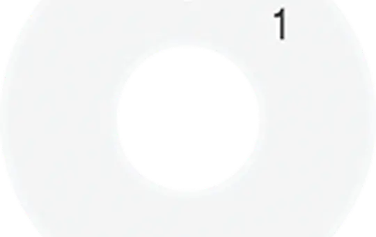 JUNG SKS1101-20WW Ersatz-Skalenscheibe 0-1 | alpinweiß