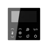 JUNG TRDA-DISPSW Display für Raumtemperaturregler Serie A/AS Fan Coil | schwarz