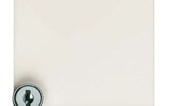 BUSCH-JAEGER 2118 GKSL-32 Zwischenring Allwetter 44 Klappdeckel, Schloss | weiß