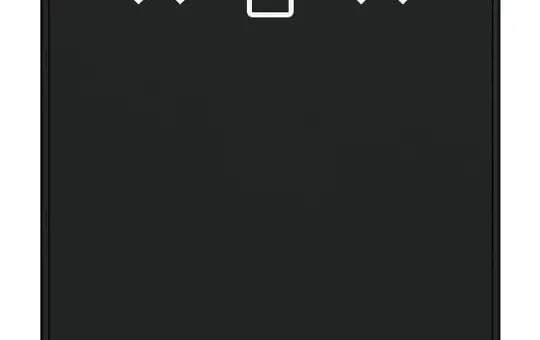 BUSCH-JAEGER 1792 RFID-885 Cardschalter-Abdeckung Future RFID | schwarz matt