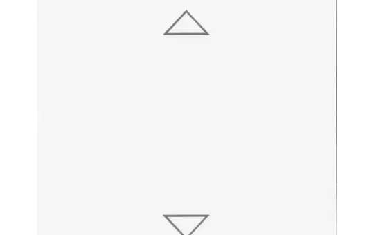 BUSCH-JAEGER 6430-84-102 Jalousiecontrol-Abdeckung Future studioweiß