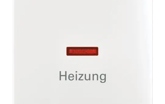 BUSCH-JAEGER 1789 H-914 beschr. Kontrollwippe Balance SI 1-fach, Heizung | alpinweiß