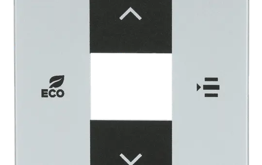 BUSCH-JAEGER 6236-83 Abdeckung für Fan Coil-Aktor Future alusilber