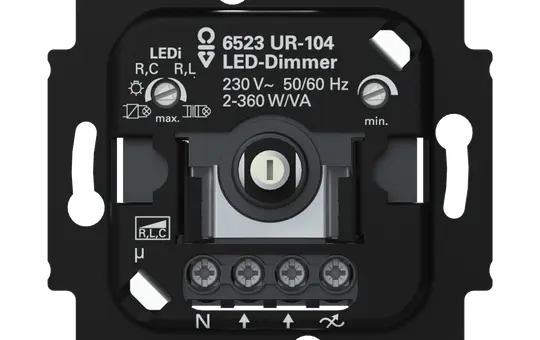 BUSCH-JAEGER 6523 UR-104 Drehdimmer LED, 230 V