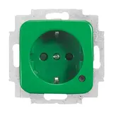 BUSCH-JAEGER 20 EUCBL-13-212-101 EDV-Steckdose Reflex SI Kontrolllicht, Berührungsschutz | grün