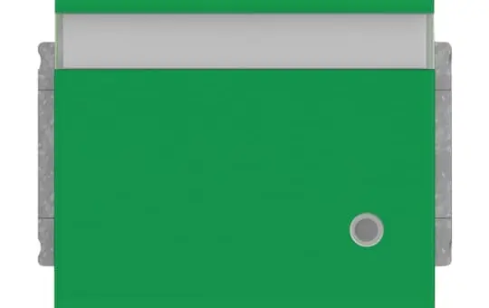 BUSCH-JAEGER 20 EUKNBL-13-82 EDV-Steckdose Future Klappdeckel, Schriftfeld, Berührungsschutz | grün