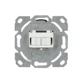 BUSCH-JAEGER 0244/42 Glasfaser Anschlussdose 4-fach | silber