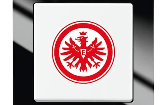 BUSCH-JAEGER 2000/6 UJ/09 Fanschalter Future Eintracht Frankfurt