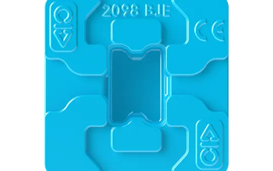 BUSCH-JAEGER 2098 BJE Malerabdeckung UP Standard | blau