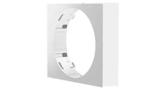 BUSCH-JAEGER 6851/DR-134 Design-Wechselrahmen Busch-Wächter 1-fach | studioweiß