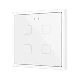 ZENNIO ZVIF70X4W KNX-Tastsensor Flat 70 4-fach | weiß