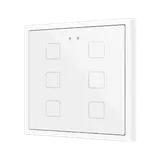 ZENNIO ZVIF70X6W KNX-Tastsensor Flat 70 6-fach | weiß
