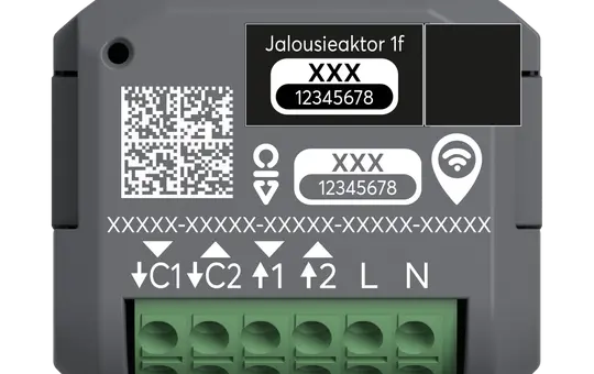 BUSCH-JAEGER 62831 U-WL Jalousieaktor WL Funk free@home 1-fach