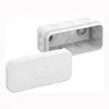 SPELSBERG 2K-Mini-L/w Abzweigdose zur Schnellmontage 89 x 43 x 38 mm | weiß