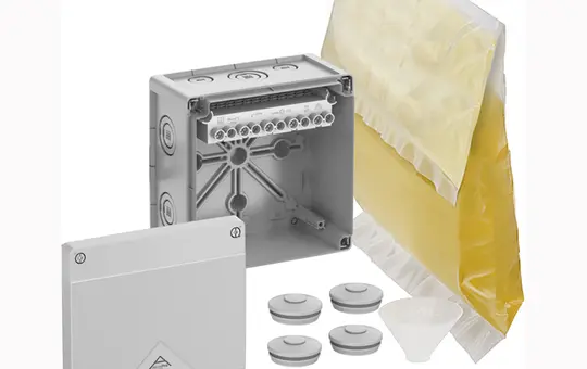 SPELSBERG Abox Pro XT-10² Abzweigkasten IP68 mit Schraubklemmen | grau | 10 mm²