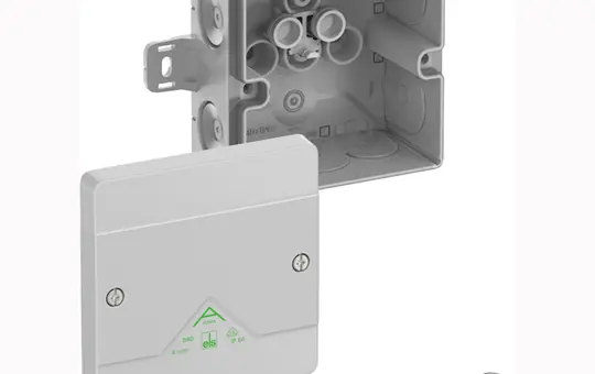 SPELSBERG Abox 040 AB-4² Abzweigkasten m. Steckklemmen mit außenliegende Befestigungsstellen | grau | 4 mm²