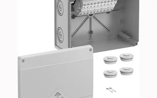 SPELSBERG Abox Pro SL-16² Abzweigkasten mit Reihenklemmen Standard | grau | 16 mm²