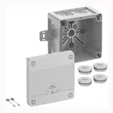 SPELSBERG Abox Pro 040 AB-L Abzweigkasten ohne Klemme mit außenliegende Befestigungsstellen | grau | 4 mm²