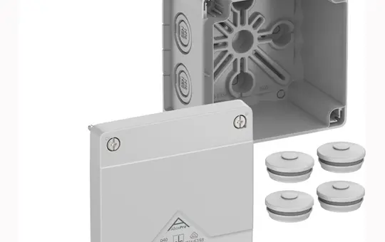 SPELSBERG Abox Pro 040-L Abzweigkasten ohne Klemme Standard | grau | 4 mm²