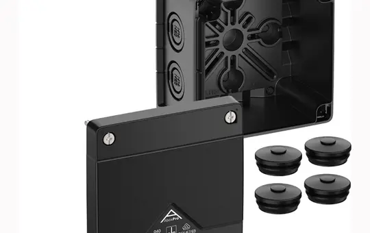 SPELSBERG Abox Pro 040-L/sw Abzweigkasten ohne Klemme Standard | schwarz | 4 mm²