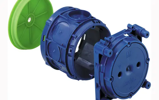 SPELSBERG U 71 K DVD-3 Deckenverbindungsdose 4 Schraubdome 3