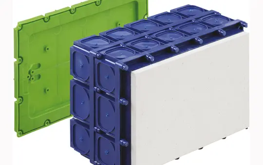 SPELSBERG K4-H-P EK Universelles Einbaugehäuse auslassöffnung Fermacell®-Platte