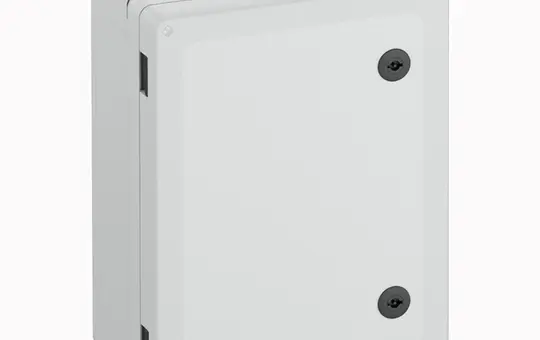 SPELSBERG GEOS-S 3040-18-o Schaltschrank mit grauer Tür | grau | 300x400x18