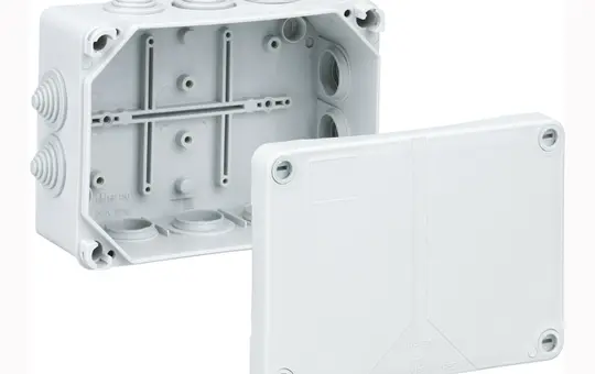 SPELSBERG HP 150-L Abzweigdose mit Stufennippeln Standard | grau | 164 x 119 x 77 mm