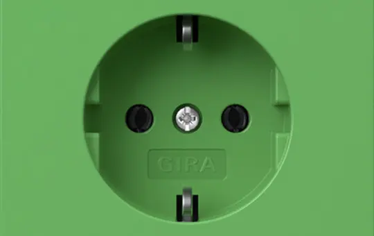 GIRA 4188707 EDV SCHUKO-Steckdose System Fläche SV | grün