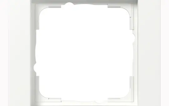 GIRA 0211151 Abdeckrahmen E1 1-fach | reinweiß seidenmatt