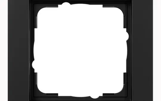 GIRA 0211153 Abdeckrahmen E1 1-fach | schwarz matt