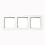 GIRA 0213151 Abdeckrahmen E1 3-fach | reinweiß seidenmatt