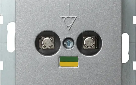 GIRA 040526 Potentialausgleichsdose System 55 2-fach | farbe alu