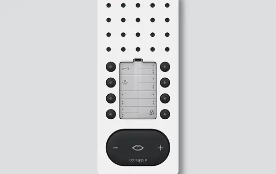 SIEDLE BFC 850-0 WH/S Freisprechtelefon weiß-hochglanz/schwarz