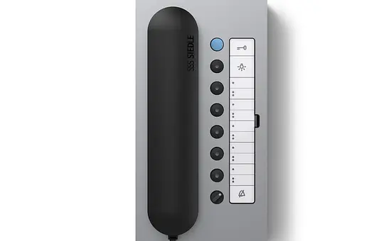 SIEDLE HTC 811-0 A/S Haustelefon 1+n Hörer, Comfort | aluminium/schwarz