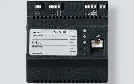 SIEDLE SG 650-0 Smart Gateway Professional