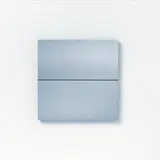 SIEDLE OSB 0002 E Orientierungsschild Steel zweiteilig | edelstahl gebürstet