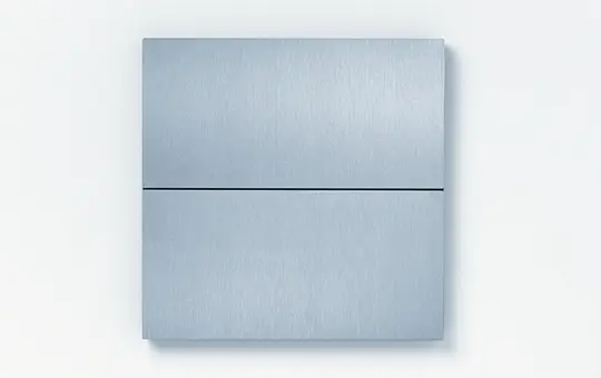 SIEDLE OSB 0002 E Orientierungsschild Steel zweiteilig | edelstahl gebürstet