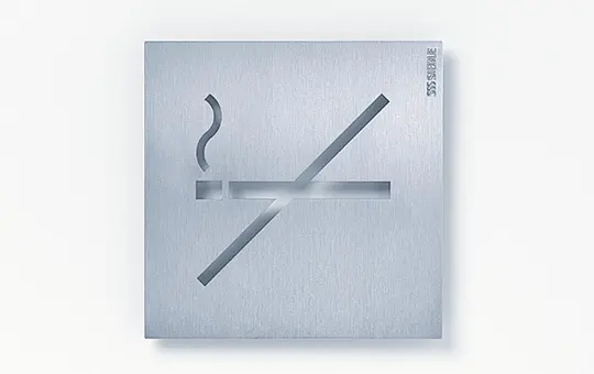 SIEDLE OSP 0007 Orientierungsschild Steel Nichtraucher | edelstahl gebürstet