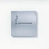 SIEDLE OSP 0008 Orientierungsschild Steel Raucher | edelstahl gebürstet