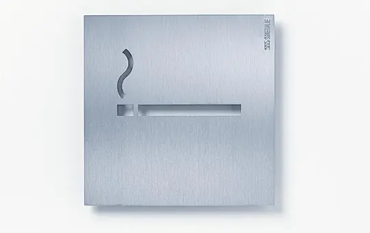 SIEDLE OSP 0008 Orientierungsschild Steel Raucher | edelstahl gebürstet