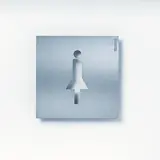 SIEDLE OSP 0010 Orientierungsschild Steel Damen | edelstahl gebürstet