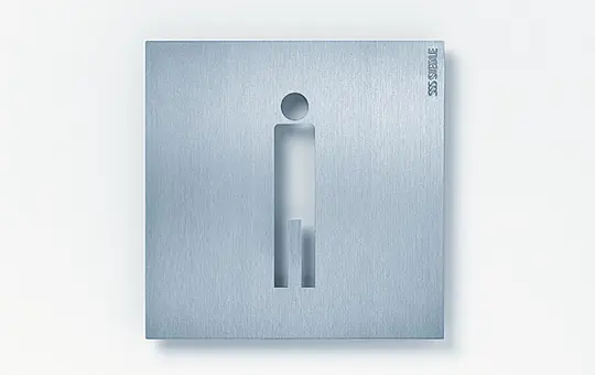 SIEDLE OSP 0011 Orientierungsschild Steel Herren | edelstahl gebürstet