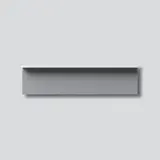 SIEDLE LEDF 600-8/2-0 SM LED-Flächenleuchte Vario mit integriertem Infoschild | silber metallic | 799x199 mm