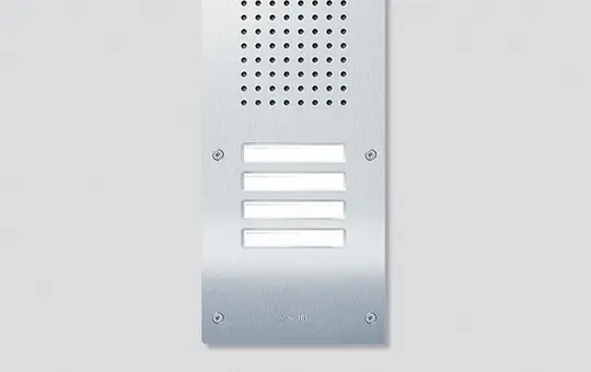 SIEDLE CL 111-4 B-02 Türstation Audio Classic 4 Ruftasten, In-Home-Bus | edelstahl gebürstet