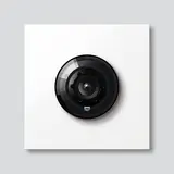 SIEDLE BCM 758-0 W Bus-Kamera 180 Vario steckbare Kabelverbindung | weiß