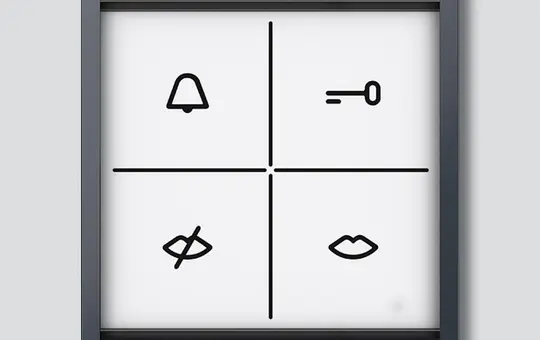 SIEDLE ZAM 600-01 AG Zustandsanzeige-Modul In-Home-Bus für SIEDLE In-Home-Bus | anthrazitgrau