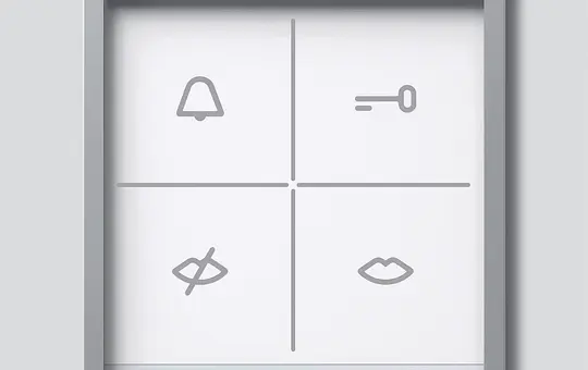 SIEDLE ZAM 600-01 SM Zustandsanzeige-Modul In-Home-Bus für SIEDLE In-Home-Bus | silber metallic