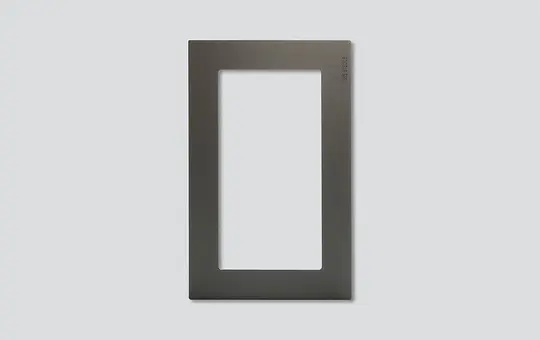 SIEDLE VA/NB 611-2/1-0 DG Nachrüstblende Vario 2-fach | dunkelgrau glimmer